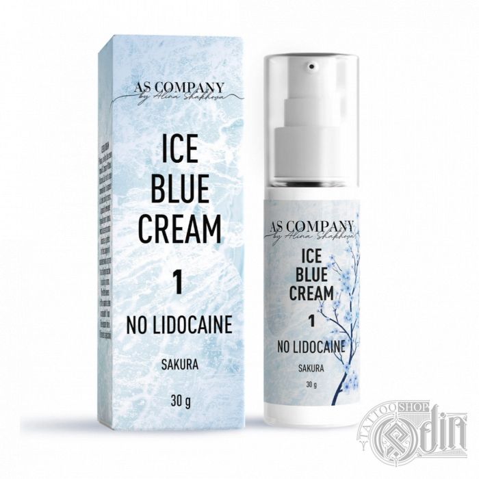 Перманентный макияж Охлаждающие для ПМ ICE BLUE CREAM no lidocaine 30г (Пе
